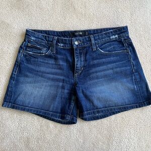 Joe's Jeans Blue Jean Shorts Medium-Dark Wash